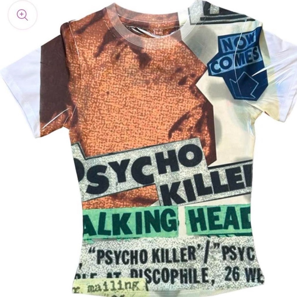 NWT Screen Print Baby Tee